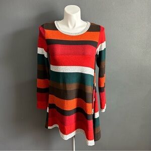 IGENJUN Women's Sweater Dress Long Sleeve Button Side Pullover Fall Dress M